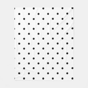 Polka-Punktmuster Fleecedecke
