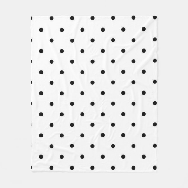 Polka-Punktmuster Fleecedecke (Vorderseite)
