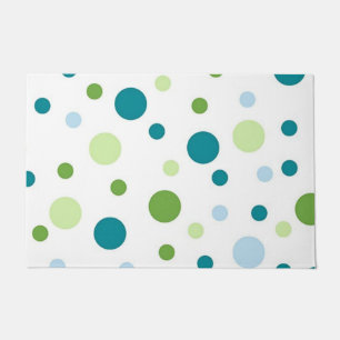 Polka-Punktmuster Fußmatte