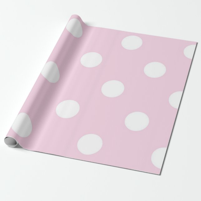 Polka-Punktmuster Geschenkpapier (Ungerollt)