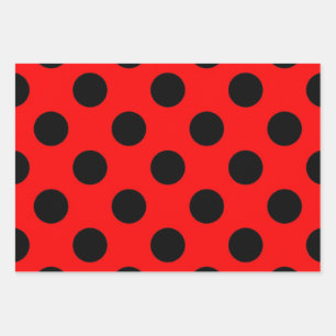 Polka-Punktmuster Geschenkpapier Set