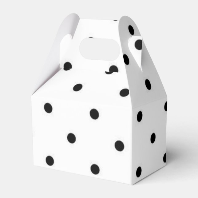 Polka-Punktmuster Geschenkschachtel (Vorderseite)