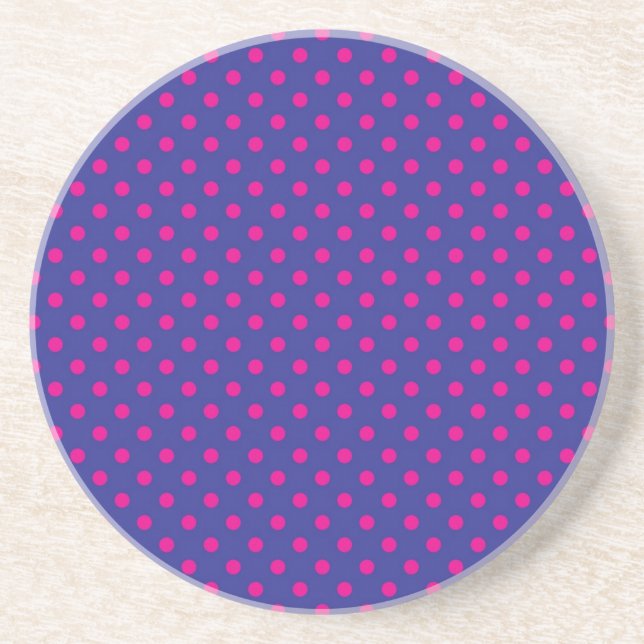 Polka-Punktmuster Getränkeuntersetzer (Vorne)