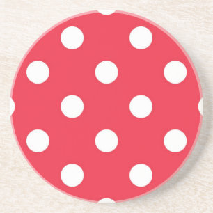 Polka-Punktmuster Getränkeuntersetzer