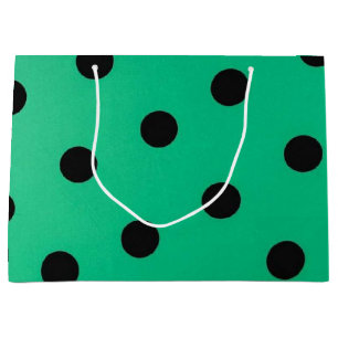 Polka-Punktmuster Große Geschenktüte