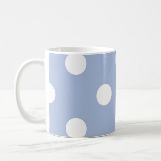 Polka-Punktmuster Kaffeetasse (Links)