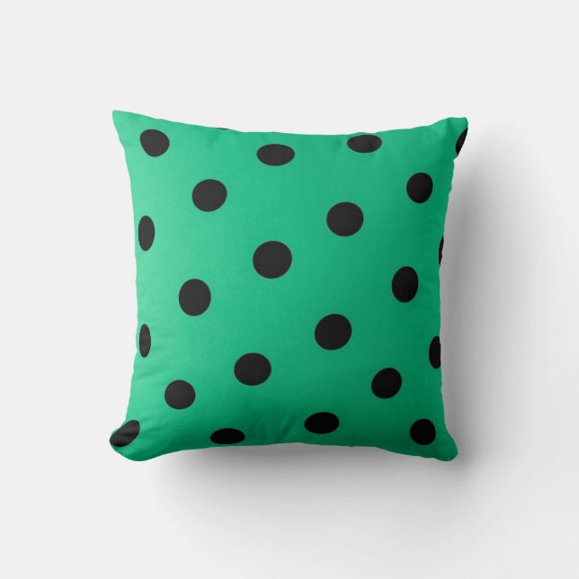 Polka-Punktmuster Kissen (Vorderseite)