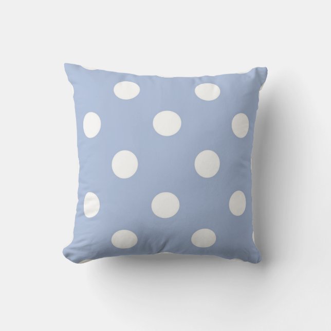 Polka-Punktmuster Kissen (Vorderseite)