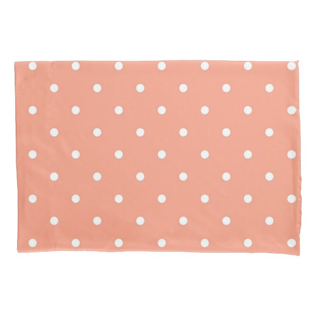 Polka-Punktmuster Kissenbezug (Vorderseite)