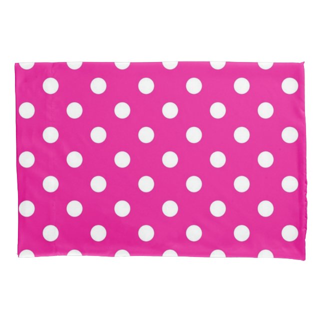 Polka-Punktmuster Kissenbezug (Vorderseite)