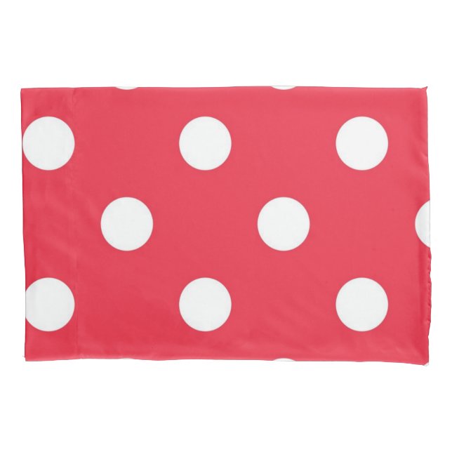 Polka-Punktmuster Kissenbezug (Vorderseite)