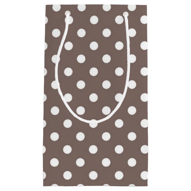 Polka-Punktmuster Kleine Geschenktüte (Vorderseite)
