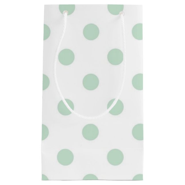Polka-Punktmuster Kleine Geschenktüte (Vorderseite)