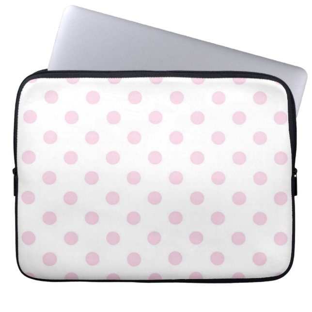 Polka-Punktmuster Laptopschutzhülle (Vorderseite)