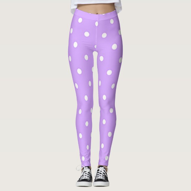 Polka-Punktmuster Leggings (Vorderseite)