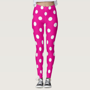 Polka-Punktmuster Leggings