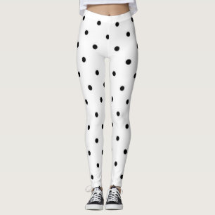 Polka-Punktmuster Leggings