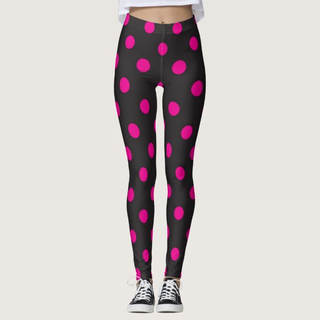 Polka-Punktmuster Leggings (Vorderseite)