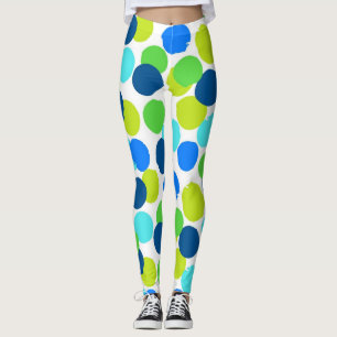 Polka-Punktmuster Leggings