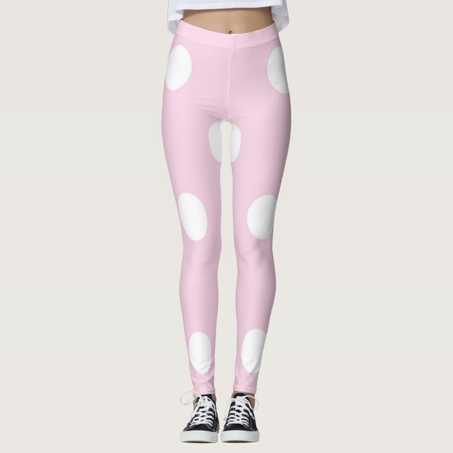 Polka-Punktmuster Leggings (Vorderseite)