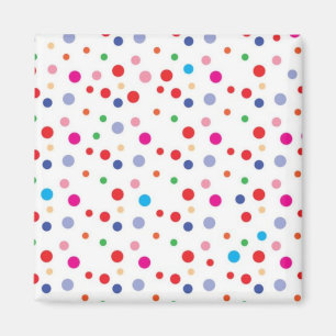 Polka-Punktmuster Magnet