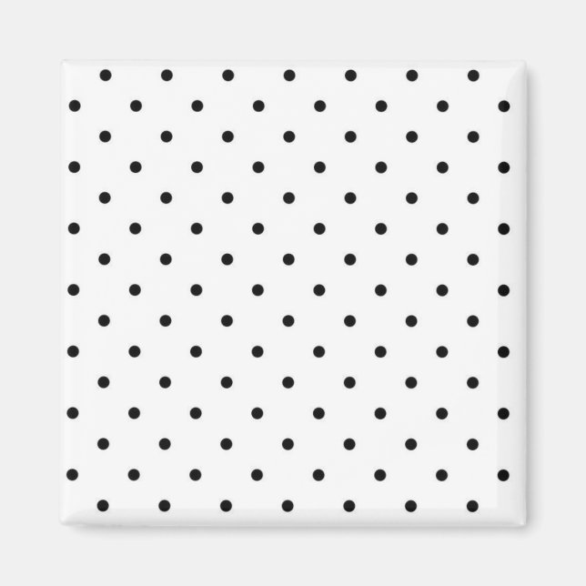 Polka-Punktmuster Magnet (Vorne)