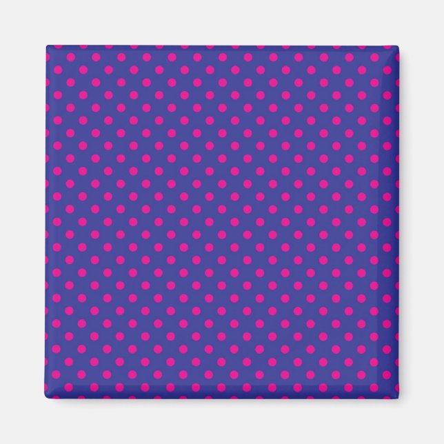 Polka-Punktmuster Magnet (Vorne)