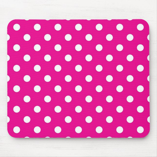 Polka-Punktmuster Mousepad (Vorne)