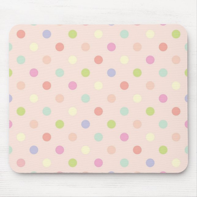 Polka-Punktmuster Mousepad (Vorne)