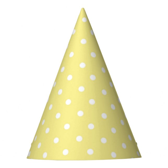 Polka-Punktmuster Partyhütchen (Vorderseite)