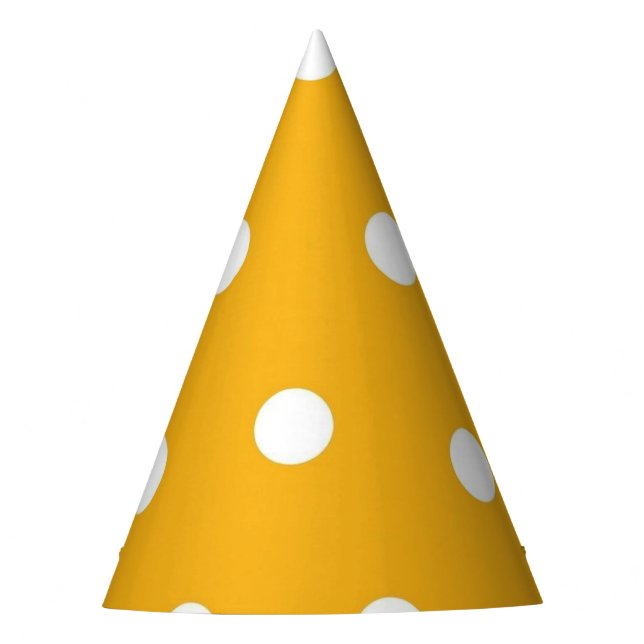 Polka-Punktmuster Partyhütchen (Vorderseite)