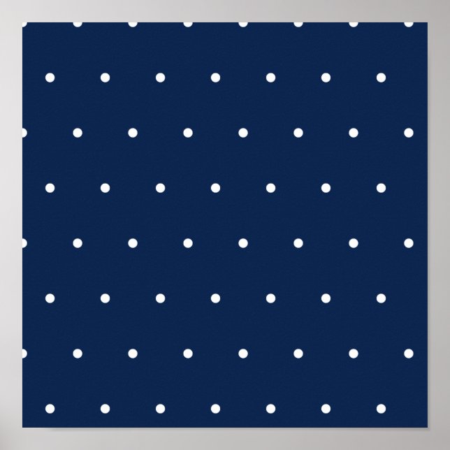 Polka-Punktmuster Poster (Vorne)