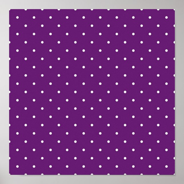 Polka-Punktmuster Poster (Vorne)