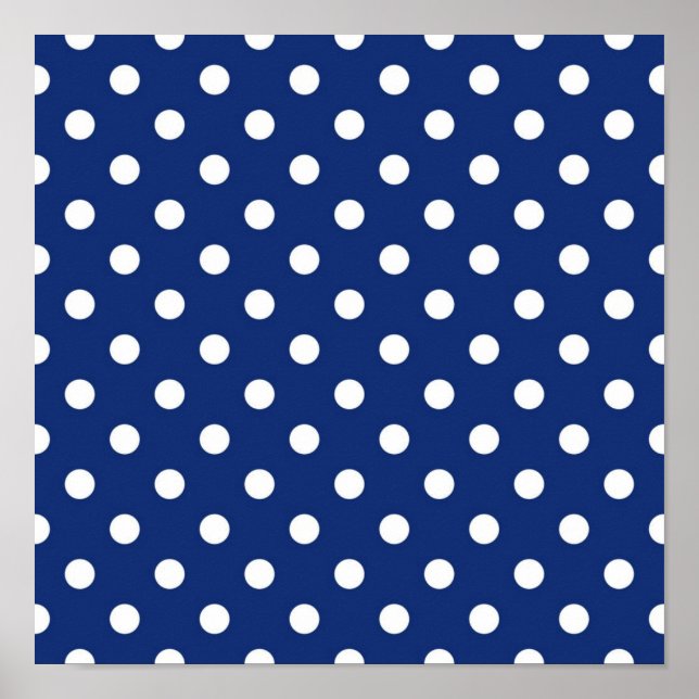 Polka-Punktmuster Poster (Vorne)