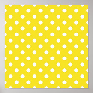 Polka-Punktmuster Poster