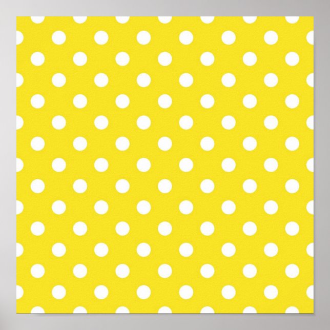 Polka-Punktmuster Poster (Vorne)