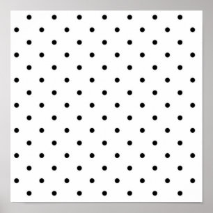Polka-Punktmuster Poster