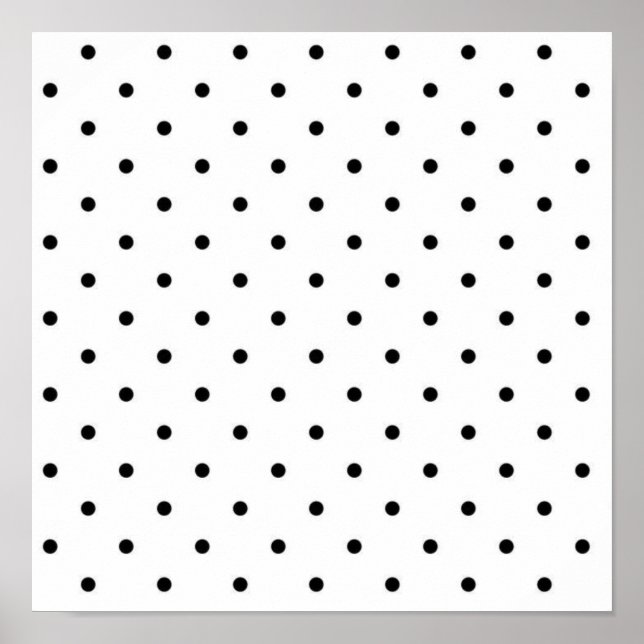 Polka-Punktmuster Poster (Vorne)