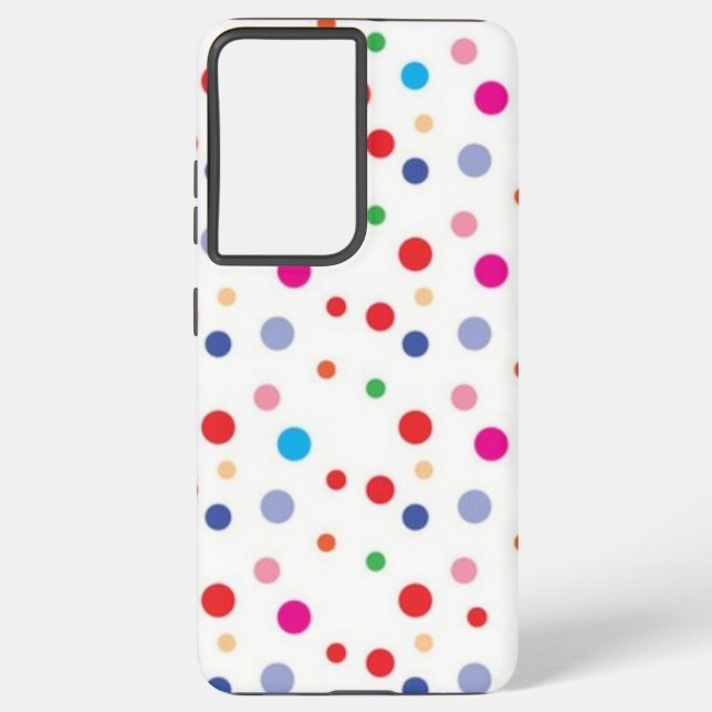Polka-Punktmuster Samsung Galaxy Hülle (Rückseite)