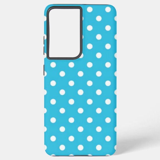 Polka-Punktmuster Samsung Galaxy Hülle (Rückseite)