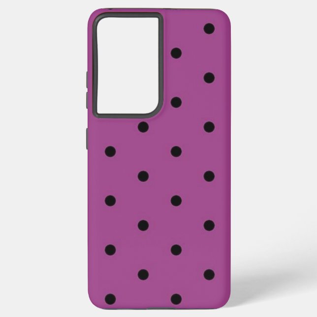 Polka-Punktmuster Samsung Galaxy Hülle (Rückseite)