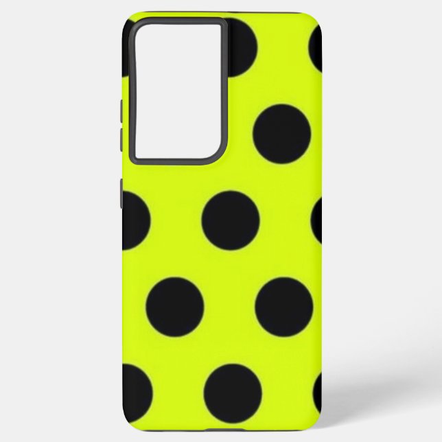 Polka-Punktmuster Samsung Galaxy Hülle (Rückseite)