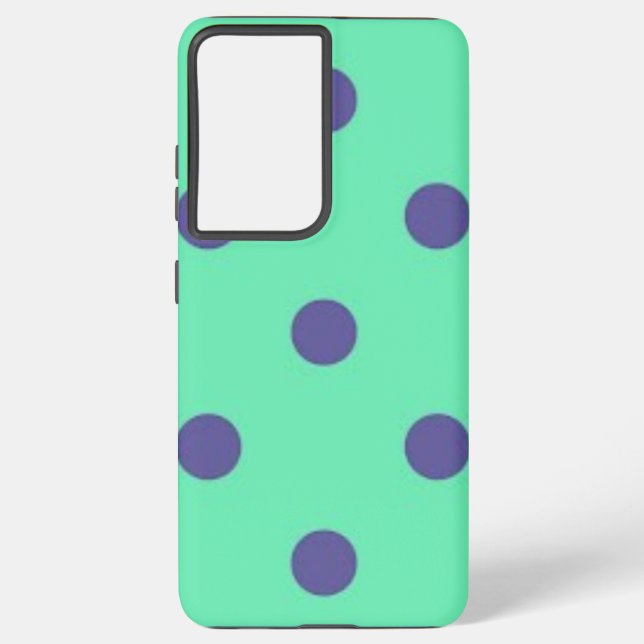 Polka-Punktmuster Samsung Galaxy Hülle (Rückseite)