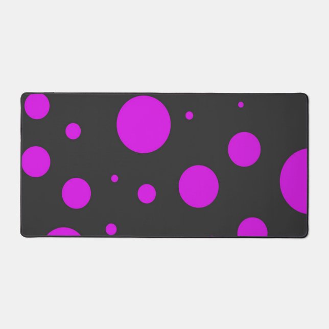 Polka-Punktmuster Schreibtischunterlage (Vorderseite)