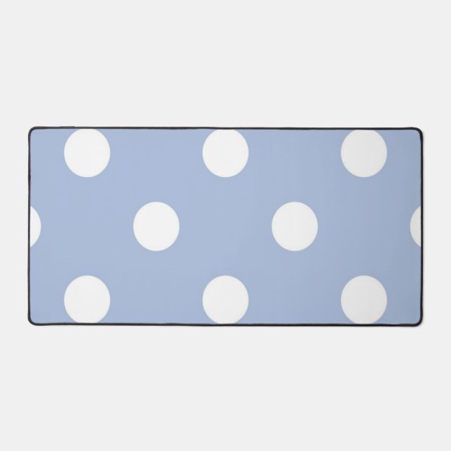 Polka-Punktmuster Schreibtischunterlage (Vorderseite)