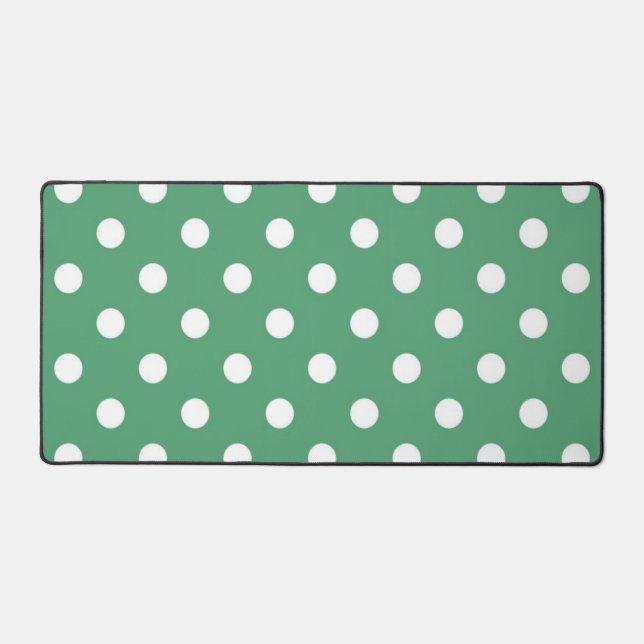 Polka-Punktmuster Schreibtischunterlage (Vorderseite)