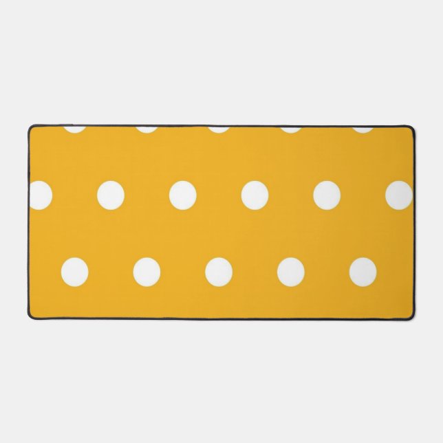 Polka-Punktmuster Schreibtischunterlage (Vorderseite)