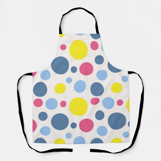 Polka-Punktmuster Schürze (Vorderseite)