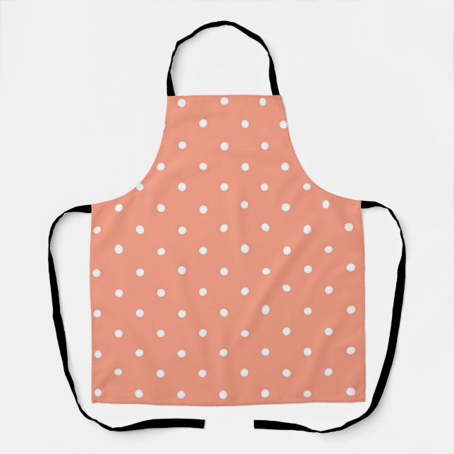 Polka-Punktmuster Schürze (Vorderseite)