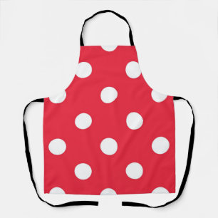 Polka-Punktmuster Schürze